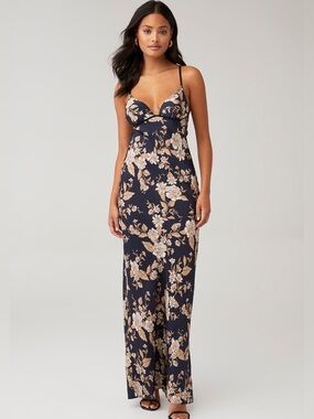 bec bridge indi v maxi dress Bec + Bridge Indi Maxi Dress in Deep Pink